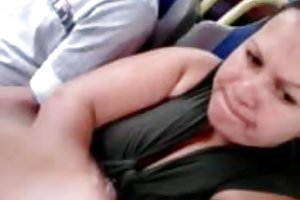 Sesso bruna con unshaven ragazzo con